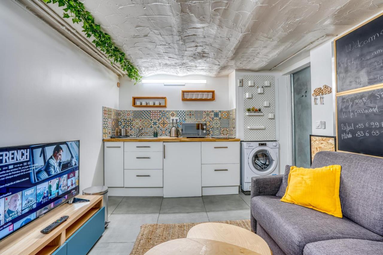 Sous-Sol Amenage 32M2 - Proche Paris Apartment Обервил Екстериор снимка
